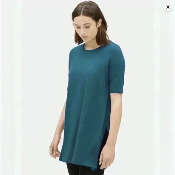 Eileen Fisher Tencel Jersey Tunic Size Medium - Picture 1 of 6